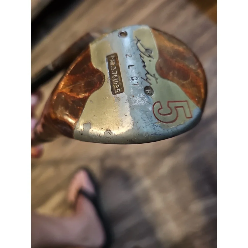 (2) Stan Thompson Ginty Wood Golf Clubs With #5 Wood & Unmarked